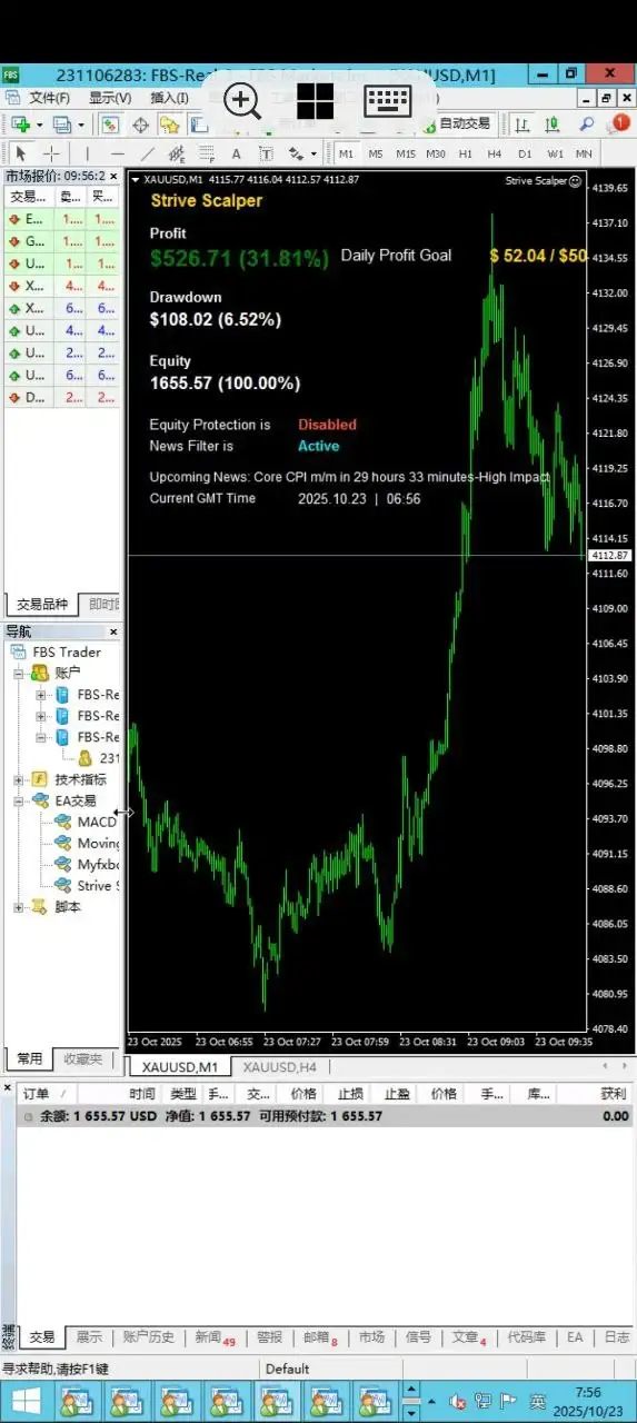 Strive Scalper EA MT4-Preview-3 Strive Scalper EA MT4-Preview-3