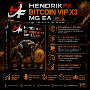 Hendrikfx Bitcoin VIP X3 MG EA MT5-Logo